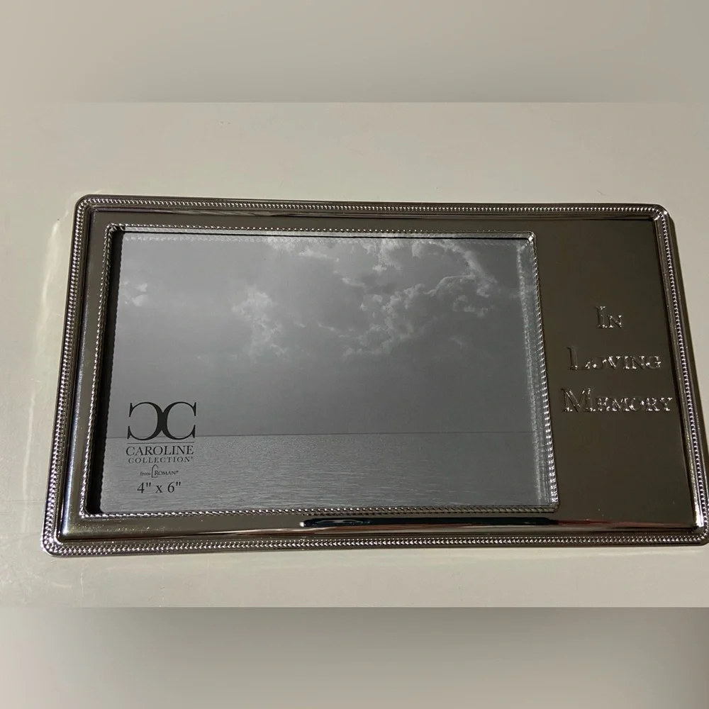 Caroline Collection Silver Picture Frame - Picture 1 of 8